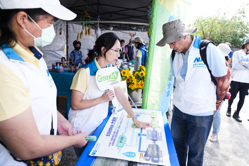 2023年⽜⼋体育永續基金會Ocean Party活動攜手社會企業及地方創生團體，策展食衣行等循環再生環教市集，及電動巴士接駁等低碳活動設計，打造減塑低碳的永續淨灘活動